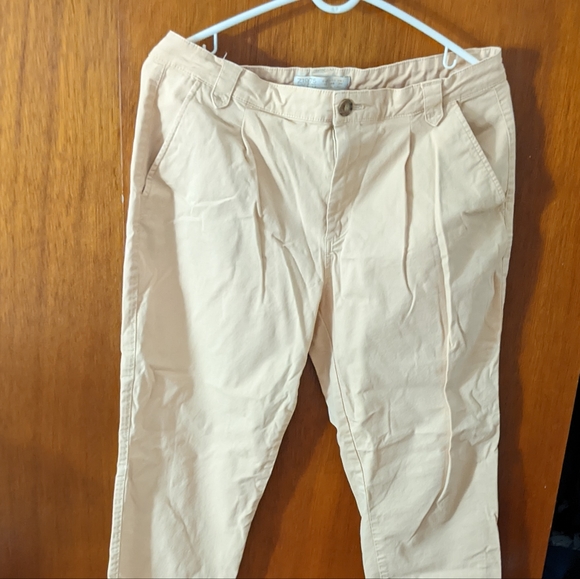 Bundle of 3 Zara women's chino khaki pants - Picture 3 of 11